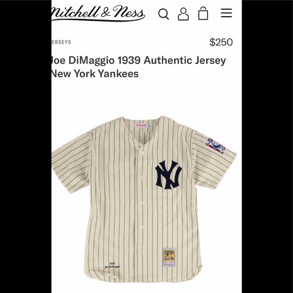 ness joe dimaggio jersey 
